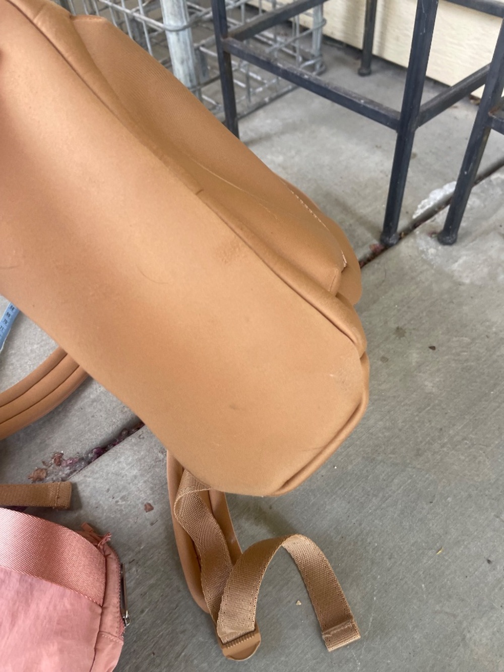 Large Dakota Backpack Dagne Dover Camel - Picture 10 of 15